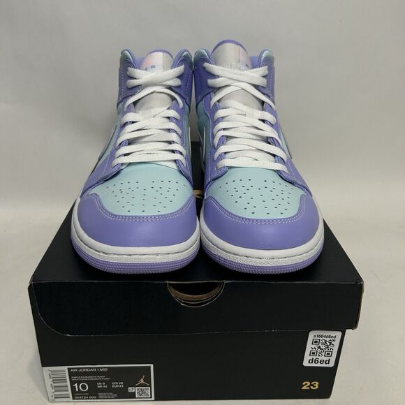 Nike Air Jordan 1 Retro Mid “Purple Pulse/Arctic Punch" 2024 - Picture 2 of 6